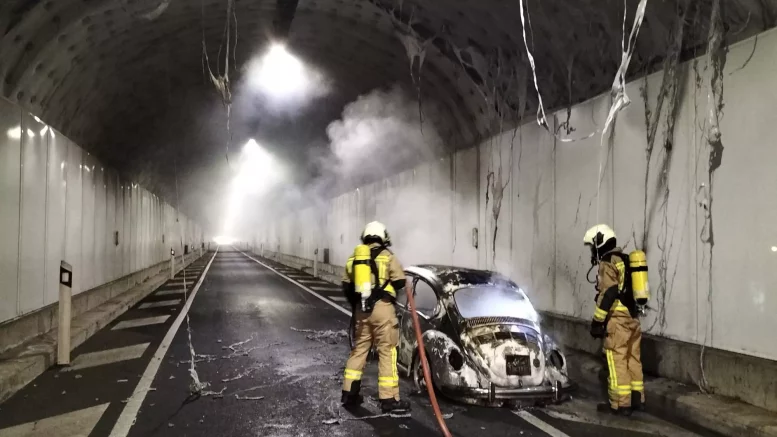 Tunnel - Fahrzeugbrand