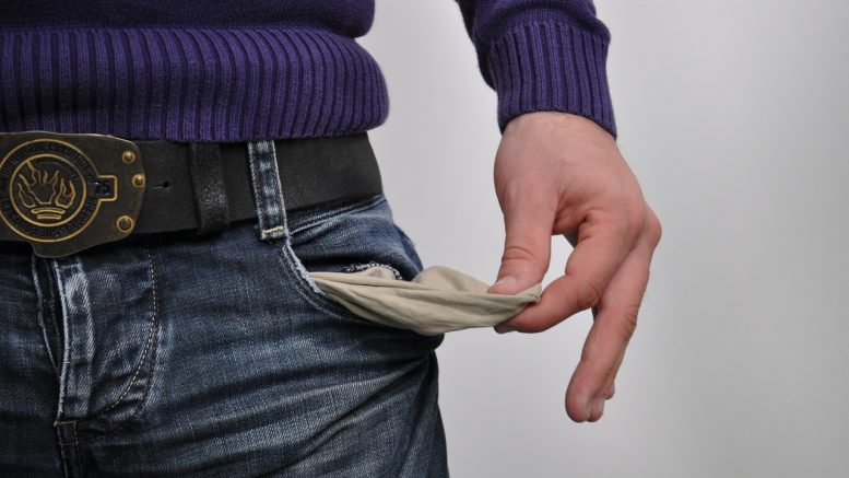 Kein Geld - Pleite